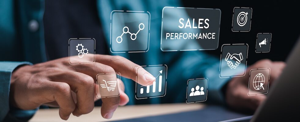 Sales performance analytics dashboard